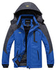 Men's Big and Tall Ski Coats Windproof Jacket Sky Blue 3XL